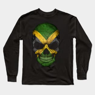 Dark Skull Rasta Long Sleeve T-Shirt